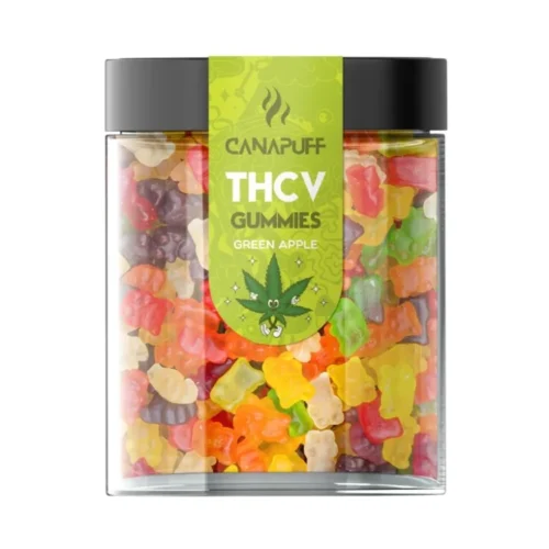 CanaPuff THCV Gummies Green Apple