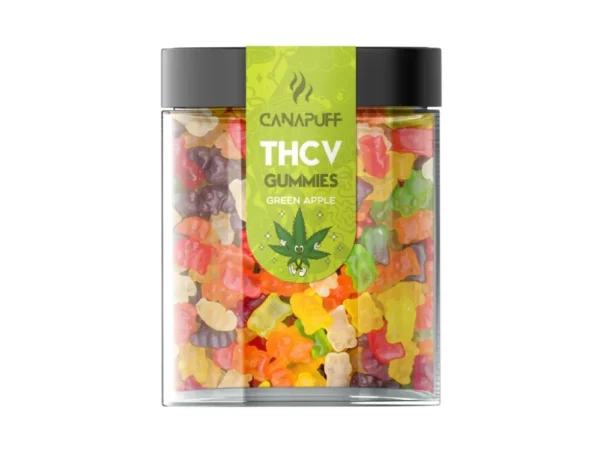 CanaPuff THCV Gummies Green Apple
