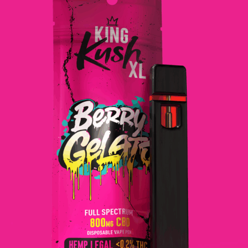 King Kush XL CBD Vape Pen Berry Gelato