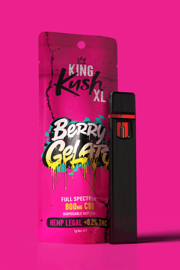 King Kush XL CBD Vape Pen Berry Gelato