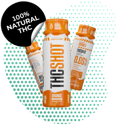 CanaPuff THC SHOT - Narancs 60 ml (THC 30 mg)
