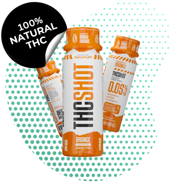 CanaPuff THC SHOT - Narancs 60 ml (THC 30 mg)