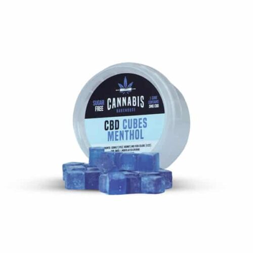 Cannabis Bakehouse CBD kockacukorka - Mentol