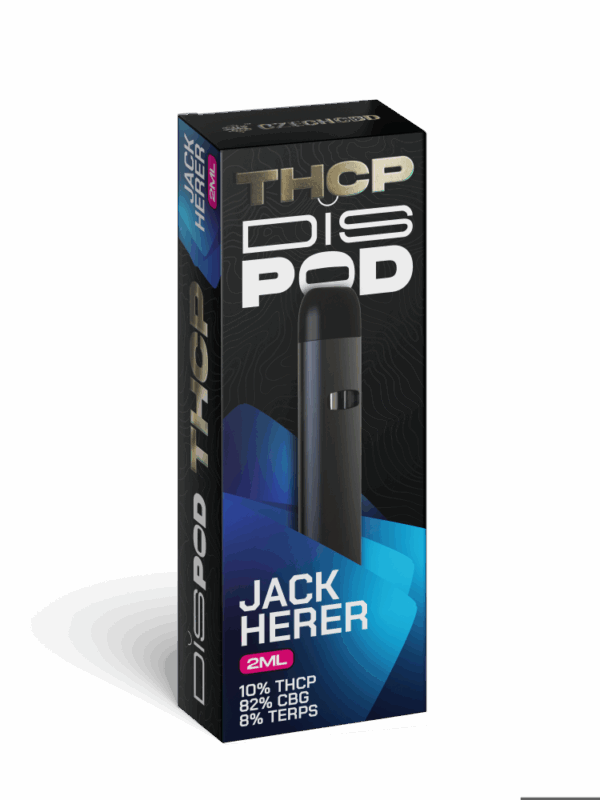 Czech CBD THCP Vape Pen disPOD Jack Herer 10 % THCP