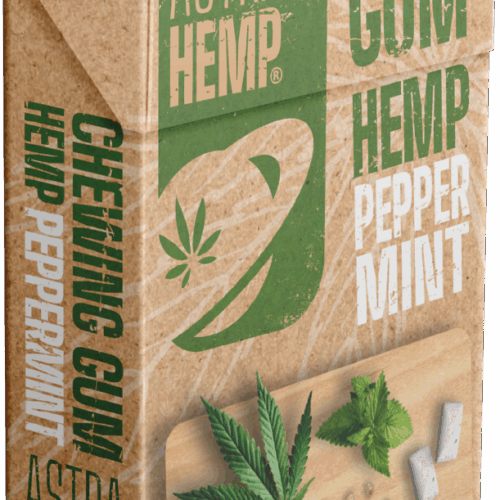 Astra Kender Borsmenta Cannabis rágógumi (cukormentes)