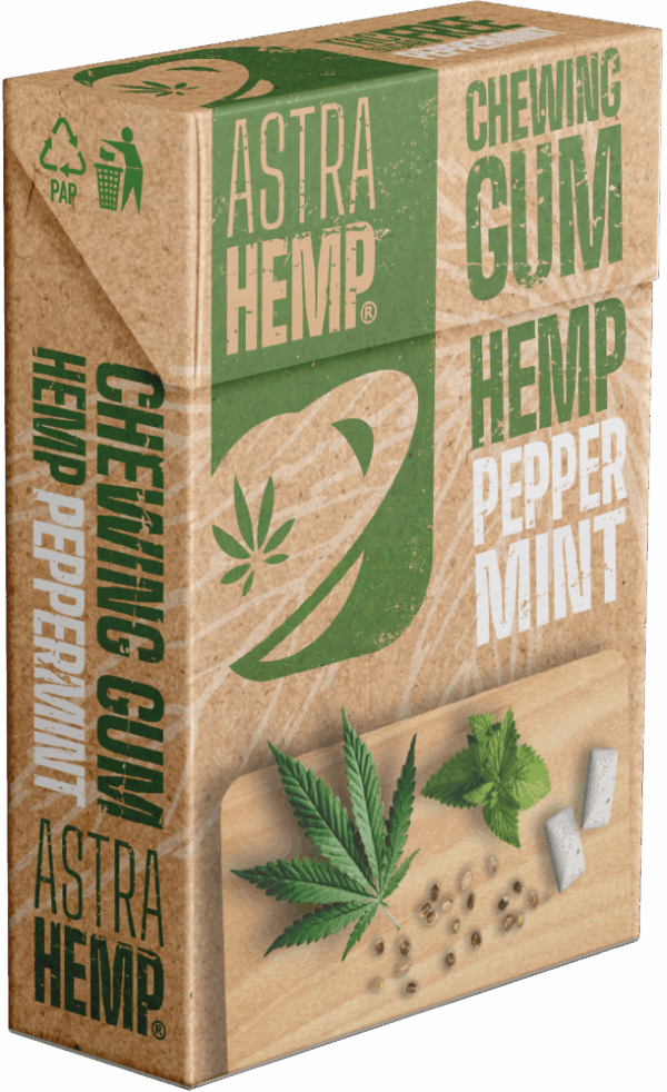 Astra Kender Borsmenta Cannabis rágógumi (cukormentes)