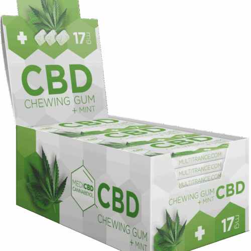 MediCBD Menta CBD rágógumi (17 mg CBD)