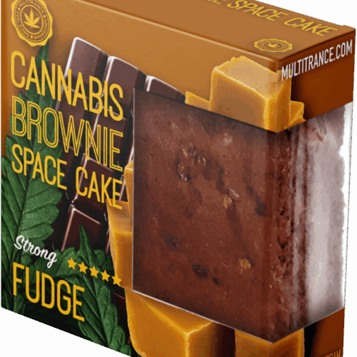 Cannabis Fudge Brownie Deluxe Kiszerelés (Erős Sativa Íz) - Karton (24 csomag)