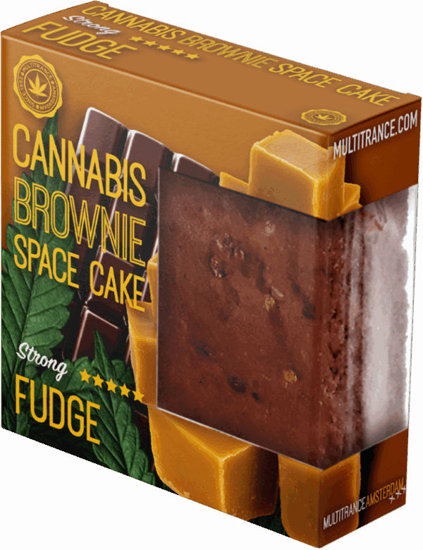 Cannabis Fudge Brownie Deluxe Kiszerelés (Erős Sativa Íz) - Karton (24 csomag)