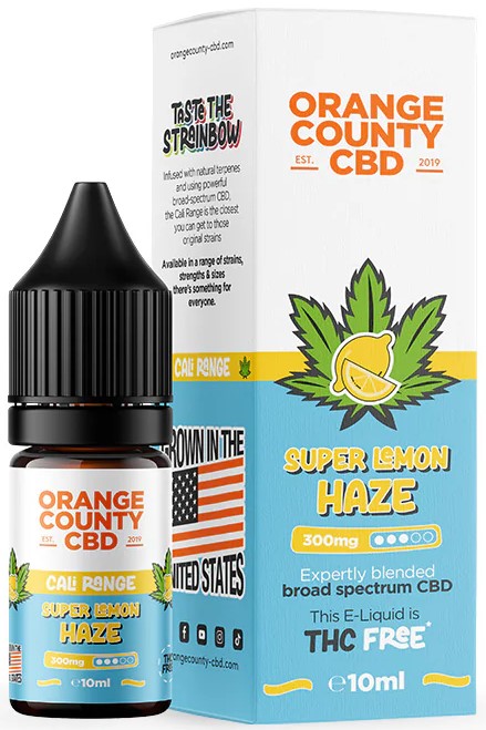 Orange County CBD E-Liquid Super Lemon Haze