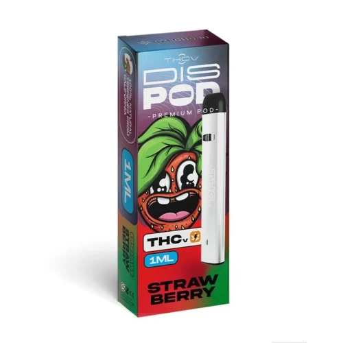 Czech CBD THCV Vape Pen disPOD Strawberry