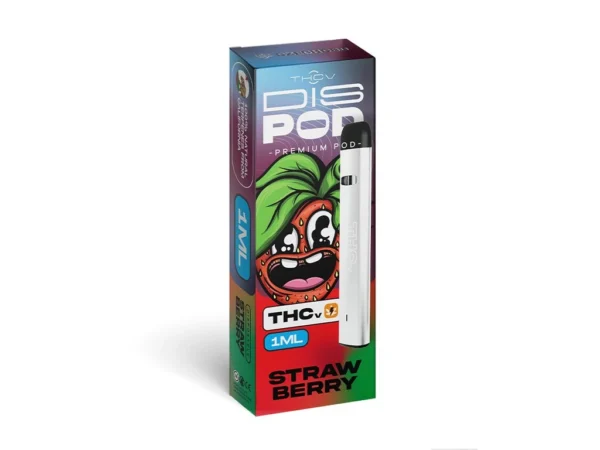 Czech CBD THCV Vape Pen disPOD Strawberry