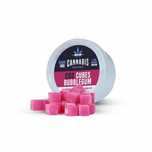 Cannabis Bakehouse CBD kockacukorka - rágógumi