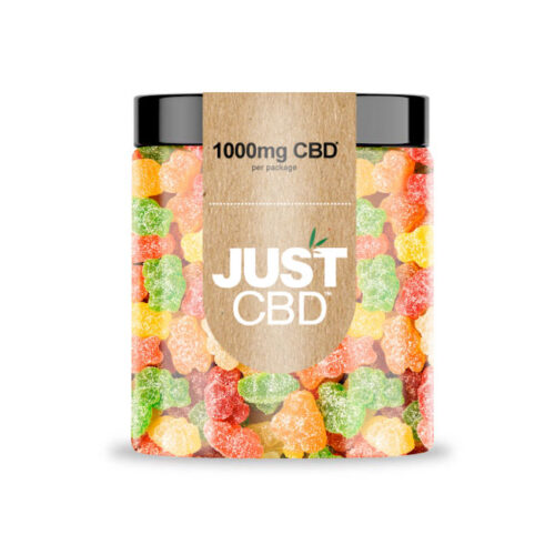 JustCBD Sour Bears 250 mg - 3000 mg CBD 1000 mg