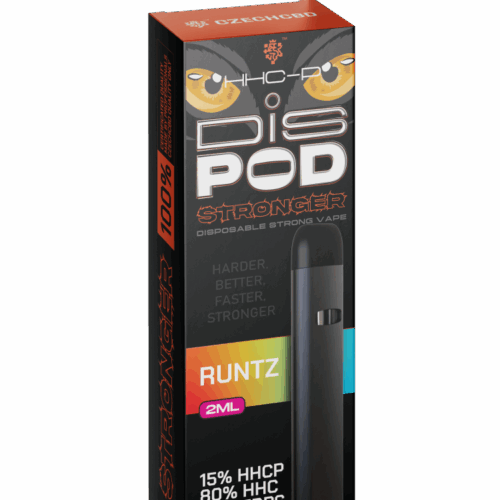 Czech CBD HHCP Vape Pen Stronger DisPOD Runtz 15% HHCP