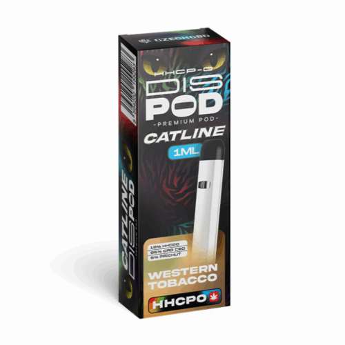 Czech CBD HHCPO CATline Vape Pen disPOD Western Tobacco