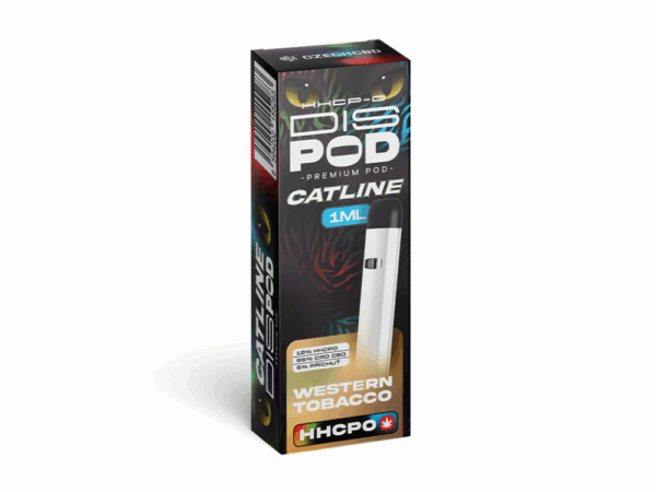 Czech CBD HHCPO CATline Vape Pen disPOD Western Tobacco