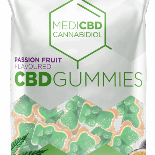 MediCBD Passiógyümölcs ízű CBD mézgás medve (300 mg)