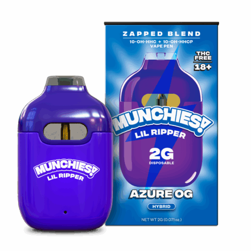 Delta Munchies 10-OH-HHC/10-OH-HHCP Lil Ripper Vape Pen Azure OG