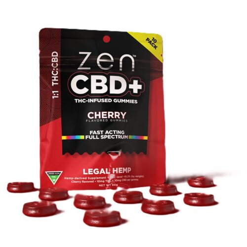 Zen CBD THC+ Gummies Cherry