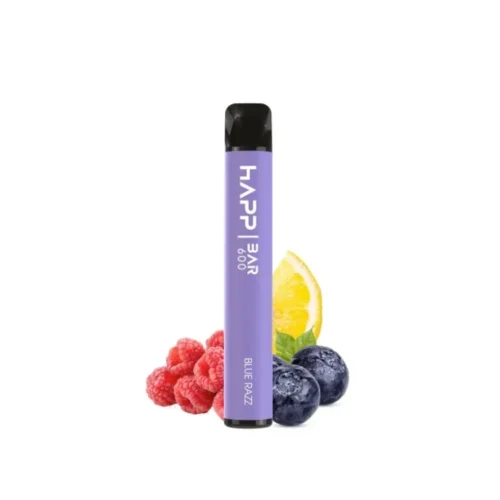 Happ Bar 600 Vape Pen Blue Razz