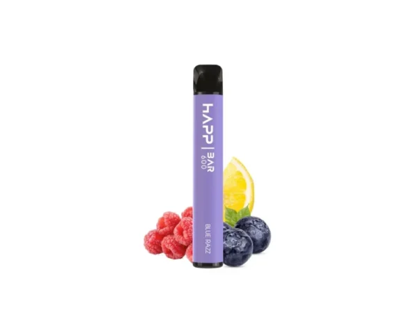 Happ Bar 600 Vape Pen Blue Razz