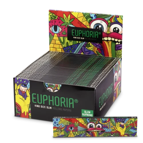 Euphoria Kingsize Slim Vibrant papírtekercs