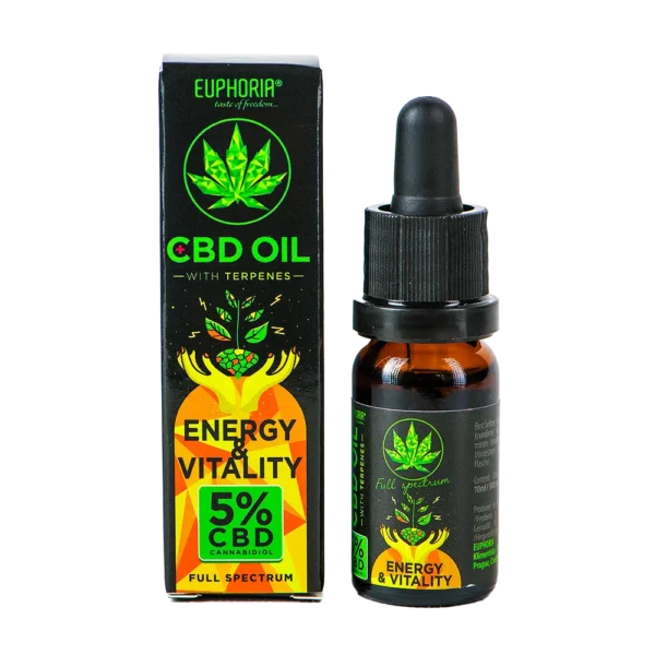 Euphoria CBD olaj 5% terpénekkel
