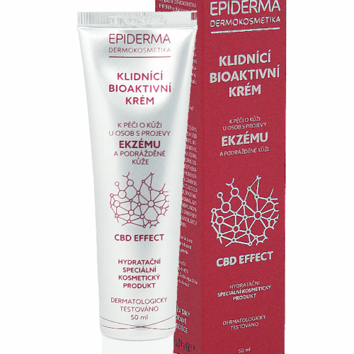Epiderma bioaktív CBD krém ekcéma jelenlétében