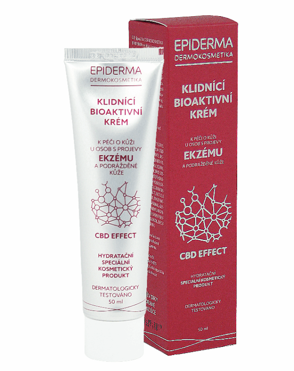 Epiderma bioaktív CBD krém ekcéma jelenlétében