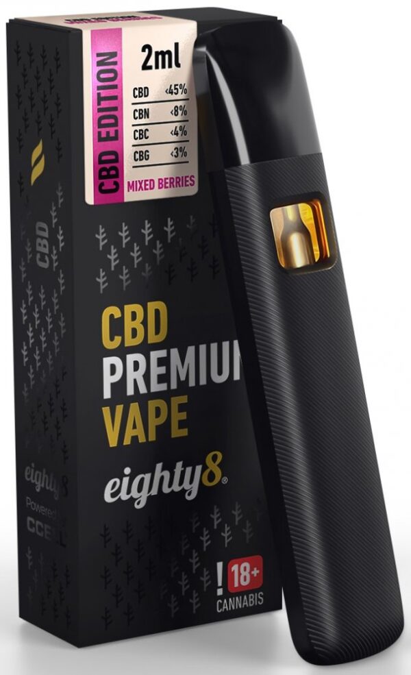 Eighty8 CBD Vape Pen Premium Bogyókeverék