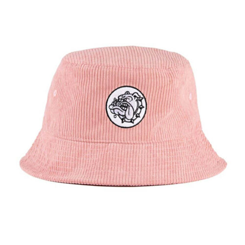 A Bulldog Bucket Hat hímzés rózsaszín