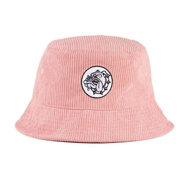 A Bulldog Bucket Hat hímzés rózsaszín