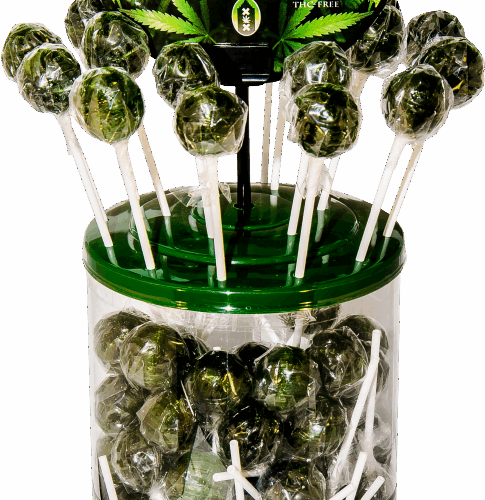 HaZe Cannabis Large Pops – Display konténer (100 nyalóka)