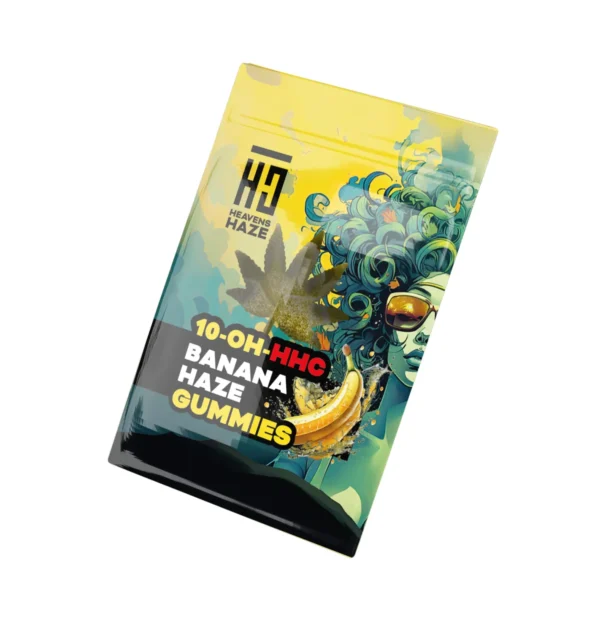 Heavens Haze 10-OH-HHC Gummies Banana Haze