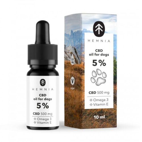 Hemnia CBD olaj kutyák számára 5 %