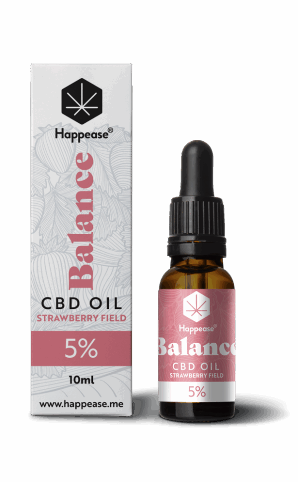 Happease Balance CBD Oil Strawberry Field