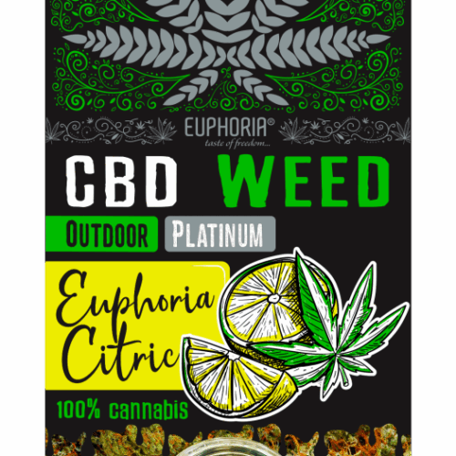 Euphoria CBD Weed Platinum Euphoria Citrom