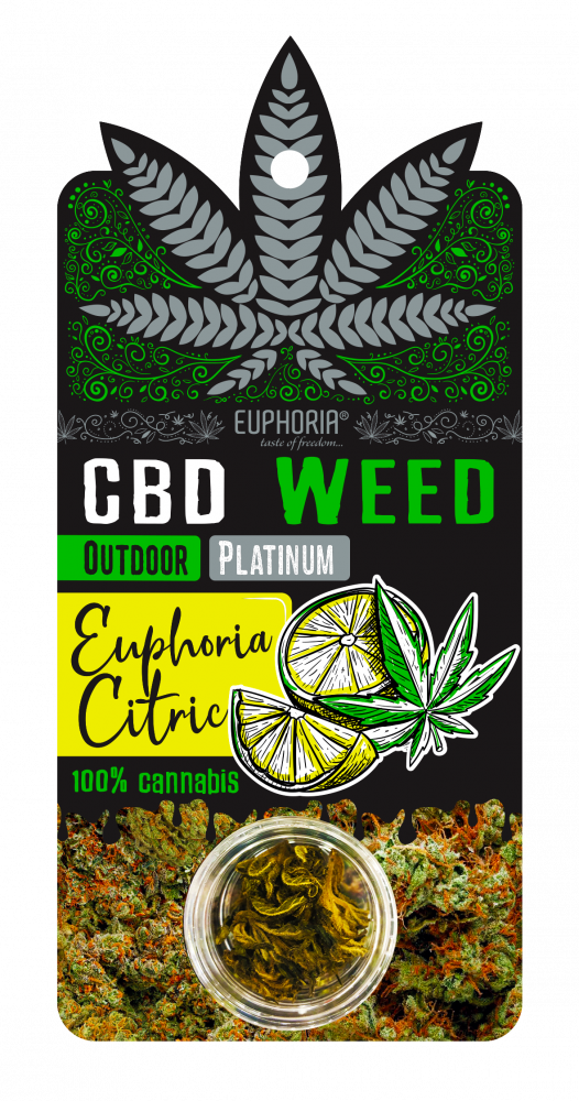 Euphoria CBD Weed Platinum Euphoria Citrom
