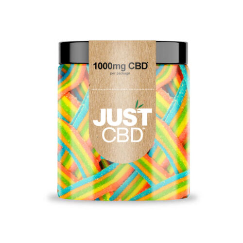 JustCBD Gummies Rainbow Ribbons 250 mg - 3000 mg CBD 1000 mg