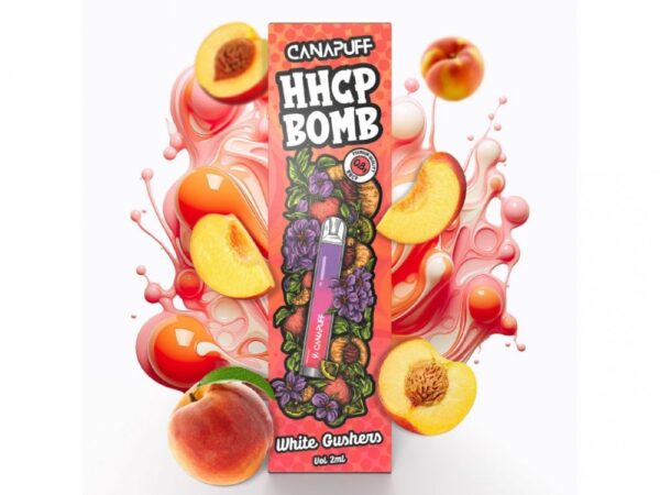 CanaPuff HHCP Vape Pen BOMB White Gushers