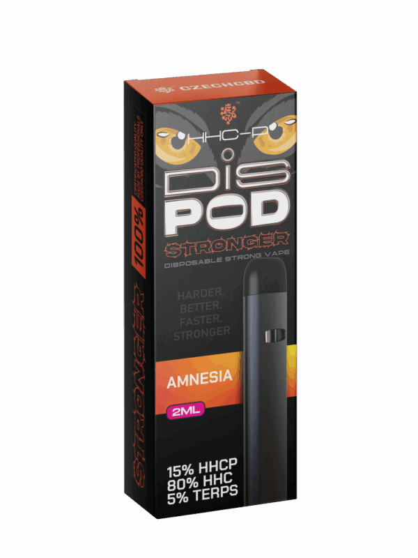 Czech CBD HHCP Vape Pen Stronger disPOD Amnesia 15% HHCP