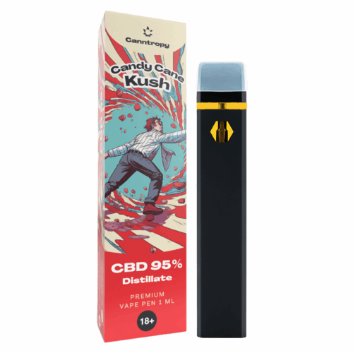 Canntropy CBD eldobható Vape Pen Candy Cane Kush