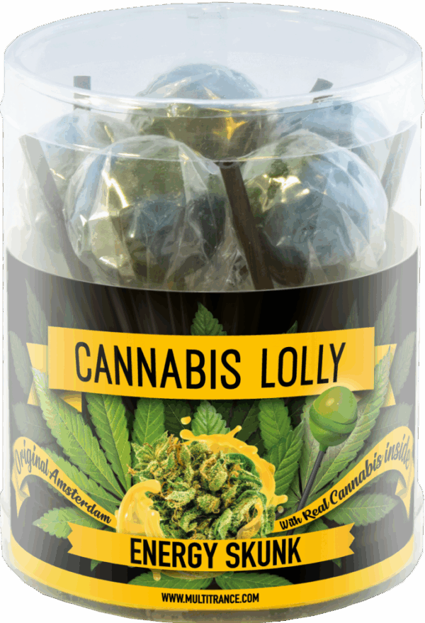 Cannabis Energy Skunk Lollies – ajándékdoboz (10 nyalóka)