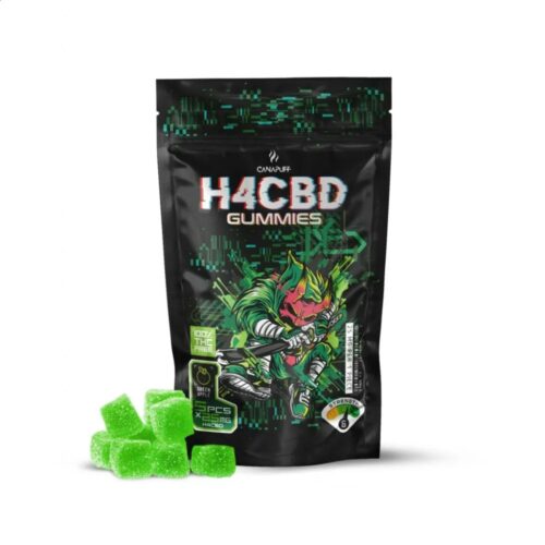 CanaPuff H4CBD gumicukor zöld alma