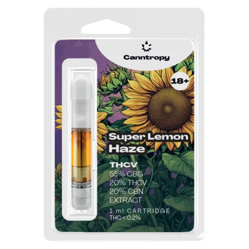 Canntropy THCV kazetta Super Lemon Haze - 20 % THCV