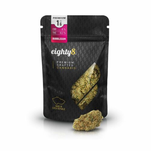 Eighty8 rágógumi CBD kendervirág - 1-25 gramm 25 gramm