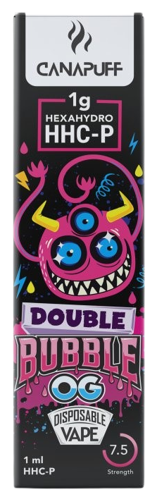 CanaPuff Double Bubble OG 96 % HHCP - Eldobható vape toll