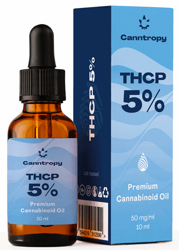 Canntropy THCP prémium kannabinoid olaj - 5%