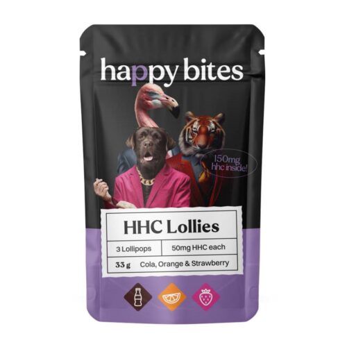 Happy Bites HHC Lollies kóla / narancs / eper